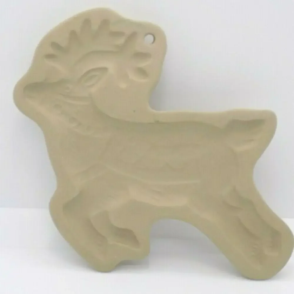 Brown Bag‎ Cookie Mold Art Reindeer / 1992